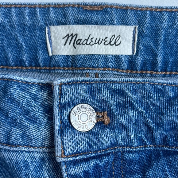 Madewell The Plus High-Rise Slim Boyjean Blue Denim Jeans in Neal Wash Size 26W - Picture 8 of 16